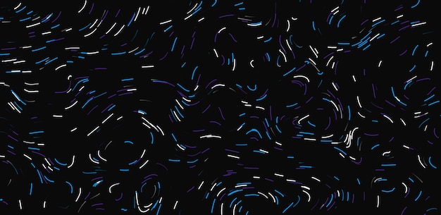 A black background with a blue and red swirls in the center.