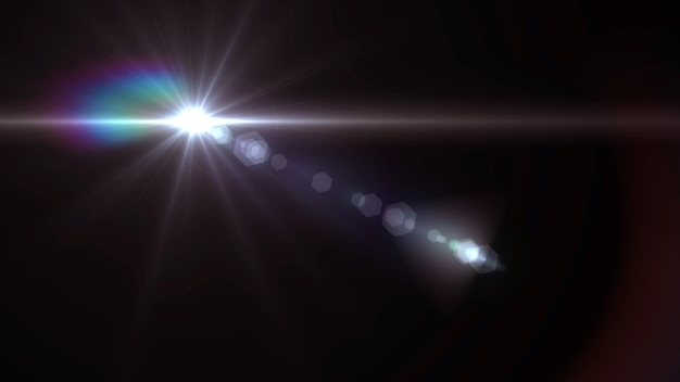 Фото Черный фон с яркими лучами