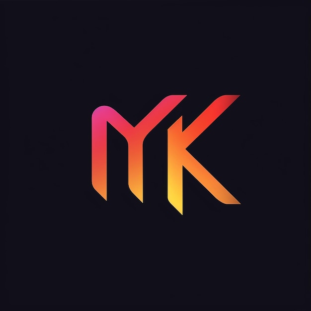 a black background with colorful letters and the word quot m quot on it
