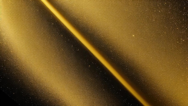 ゴールドの金属表面と黒の背景を持つ黒の背景。