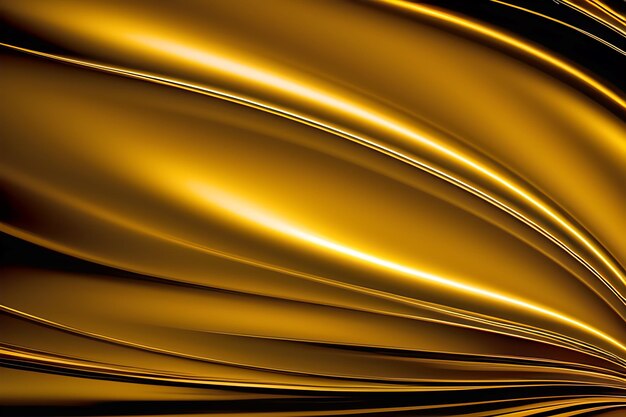 A black background with gold swirls.