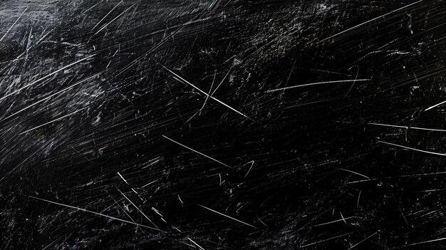 Black background with isolated scratches