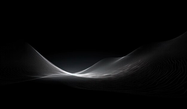 Premium Photo | A black background with a light in the middle that is