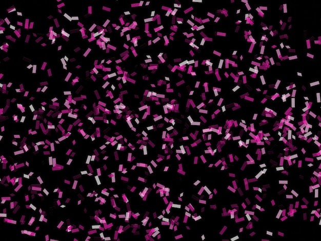 a black background with a lot of confetti in the middle