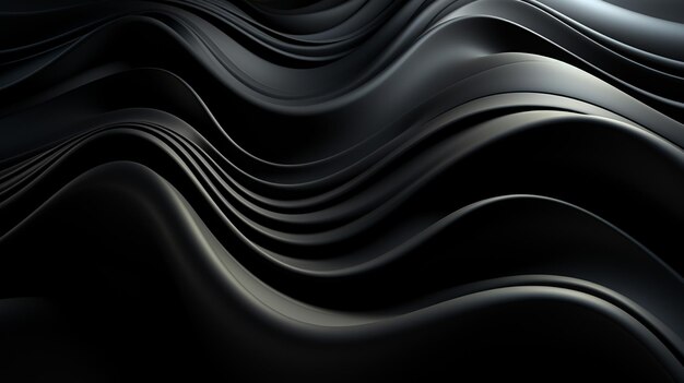 black background with neat wavy shapes