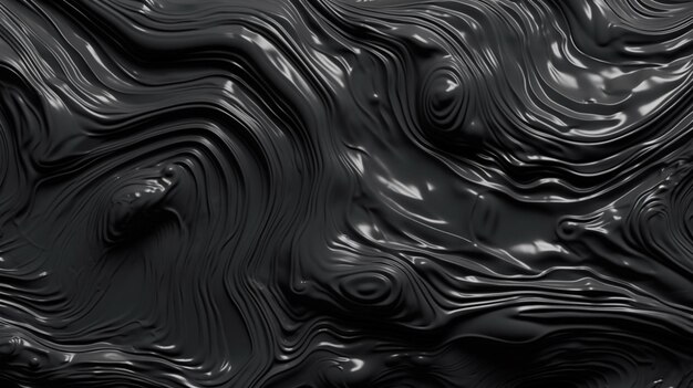 A black background with a pattern of curves and lines.