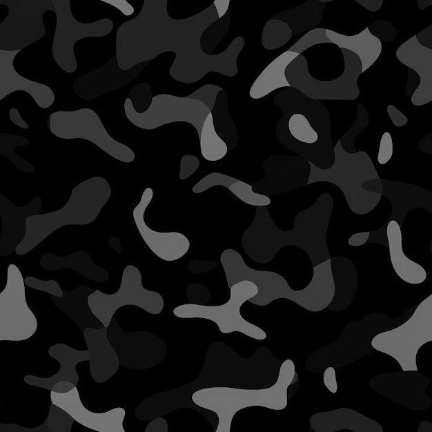 A black background with a pattern of white and black paint.