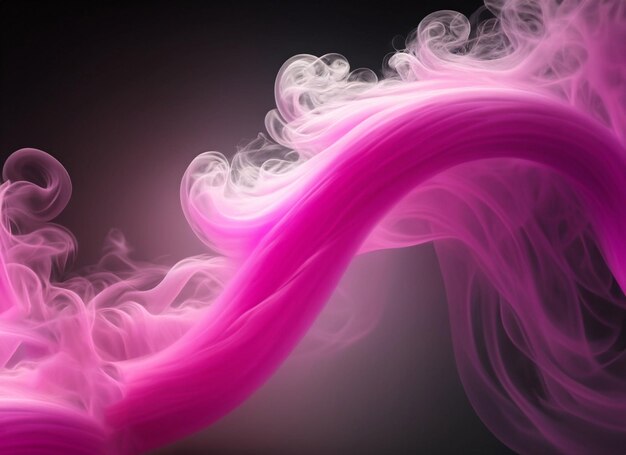 Black background with pink golden grey mystical smoke pink