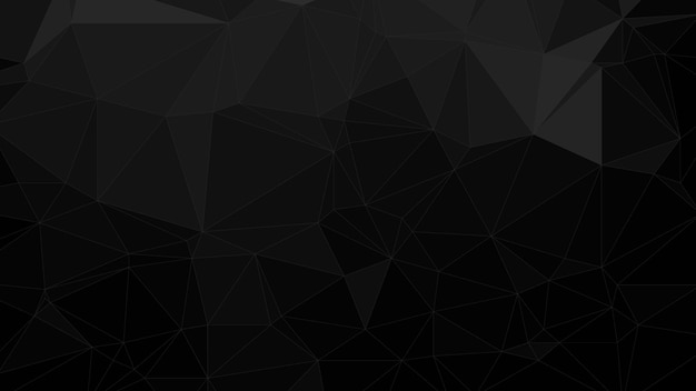 Black background with polygons