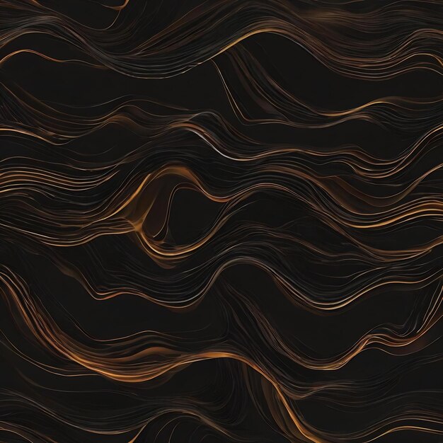 Photo black background with shapes wavy