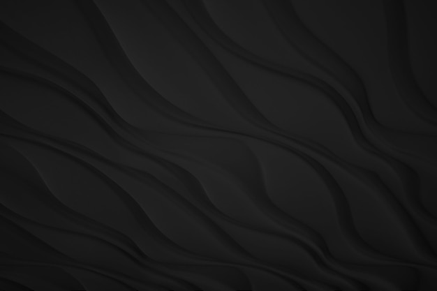 Black background with shapes wavy