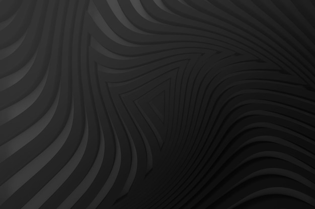 Black background with shapes wavy