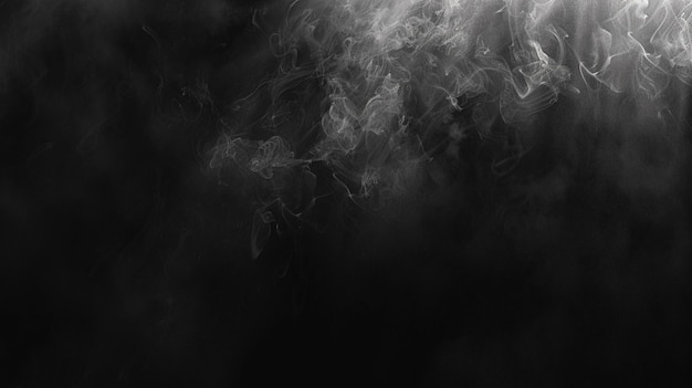 a black background with smoke coming out of it