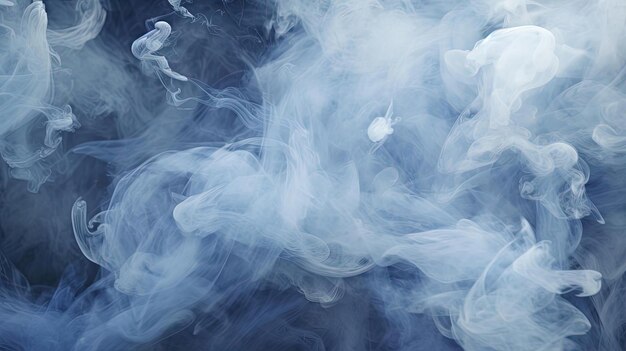 a black background with smoke on it in the style of light indigo and gray