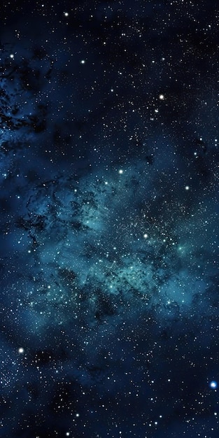 A black background with stars and the word galaxy