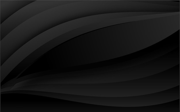 Black background with a wave pattern