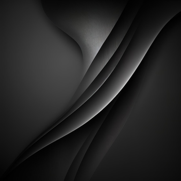 A black background with a white swirls.