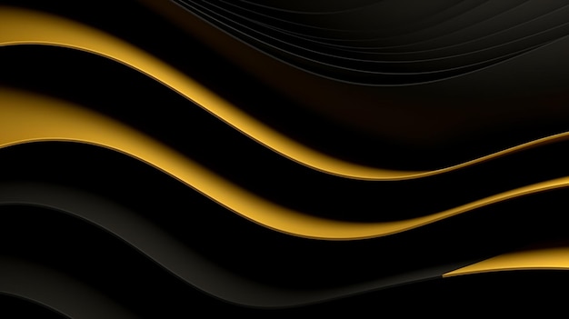 A black background with a yellow and black background.