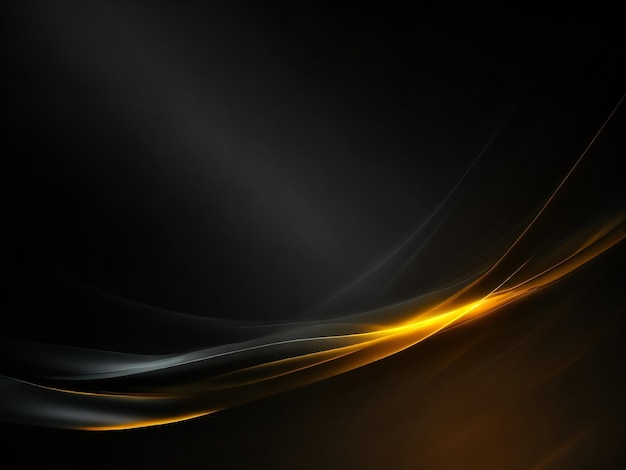 A black background with a yellow and orange light.