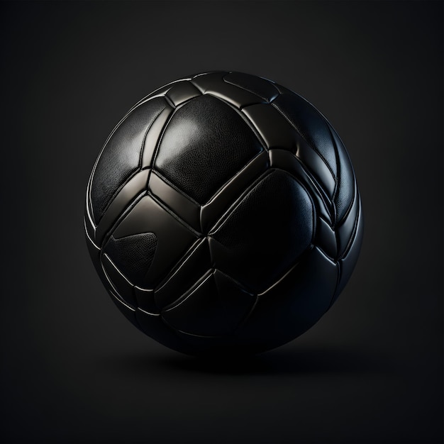 A black ball with