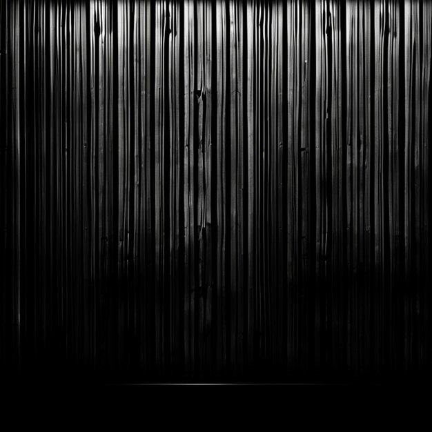 Black bamboo wooden wall background