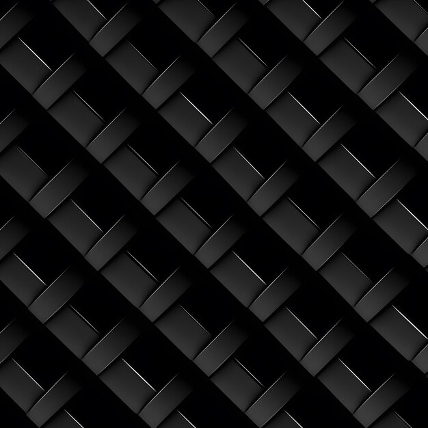 Black basket weave pattern