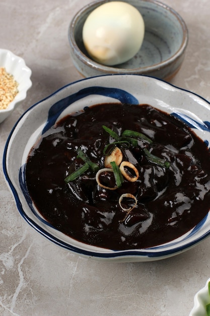 Black Bean Sauce for Jajangmyeon Korean Noddle with Chinese Influence