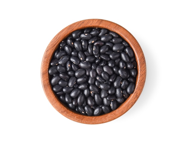 Black beans isolated