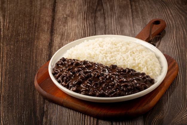 Black beans and rice dish