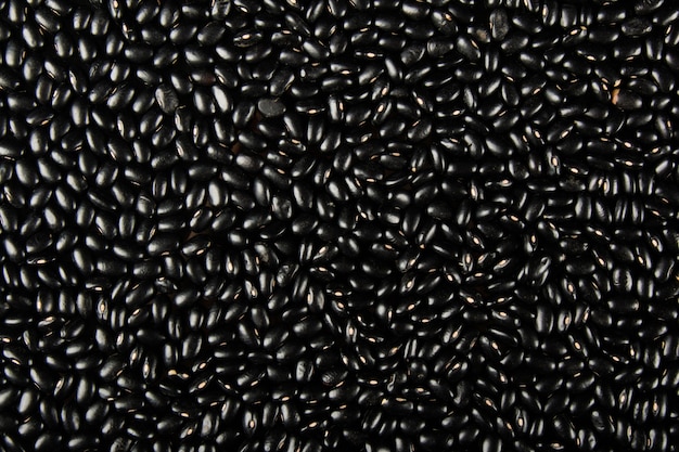 Black beans texture.