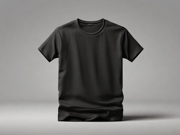 black blank T shirt template mock up white back ground