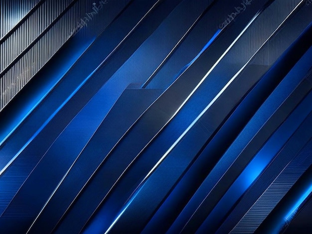 Black blue abstract modern background for design dark geometric shape 3d effect diagonal lines