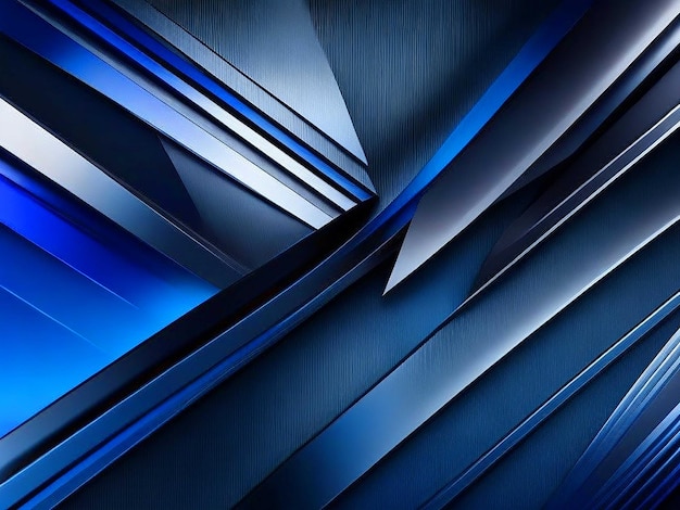 Black blue abstract modern background for design Dark Geometric shape 3d effect Diagonal lines