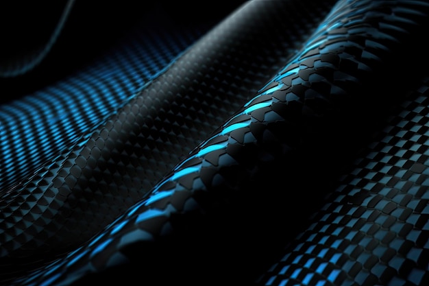 Black and Blue Carbon Fiber Waves Wallpaperstyle