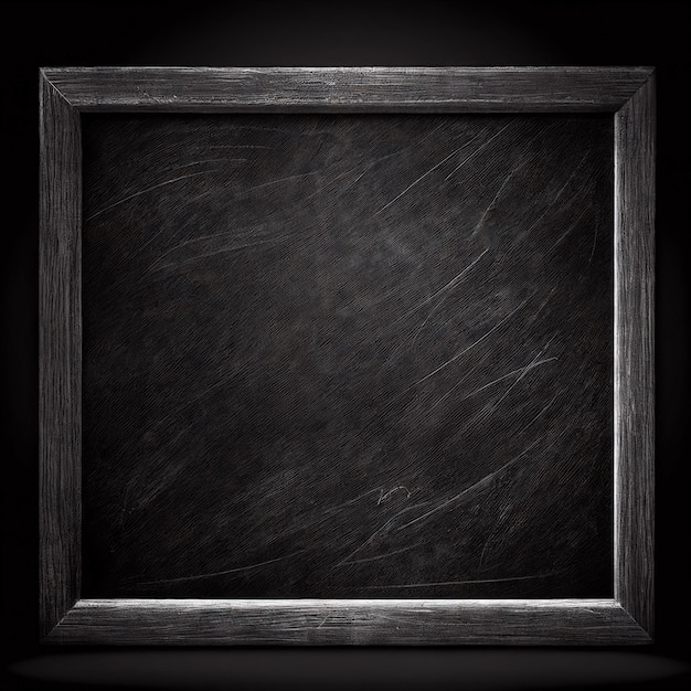 Black board background frame Generative AI