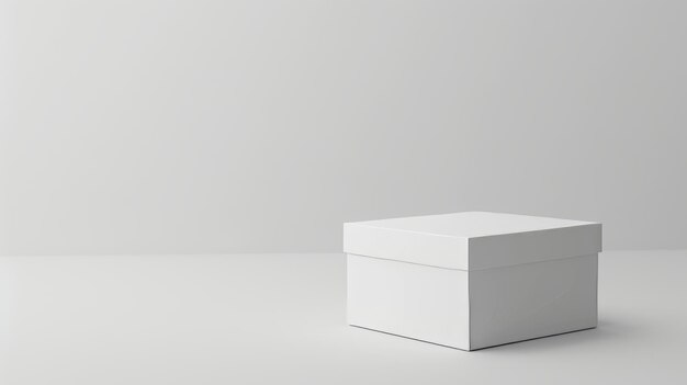 Black box on white background