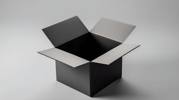 A black box with the word box on it