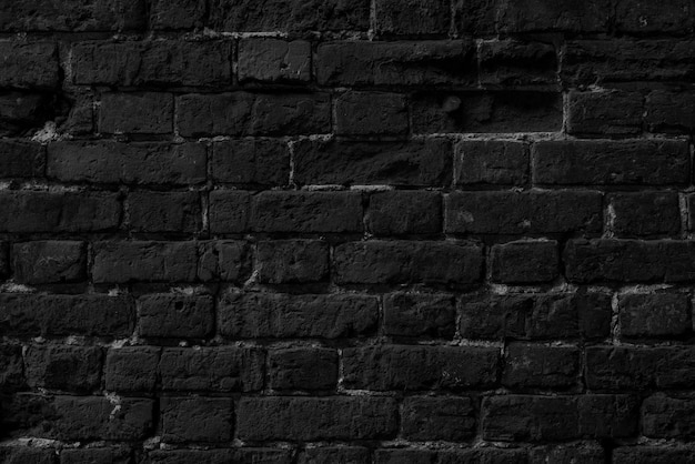 Black brick building wall 