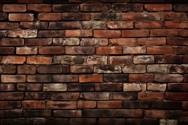 Black brick wall background that is made up of bricks