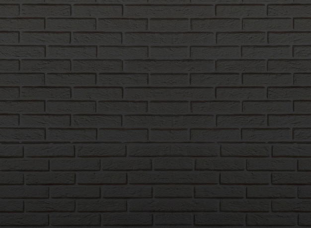 Black brick wall background