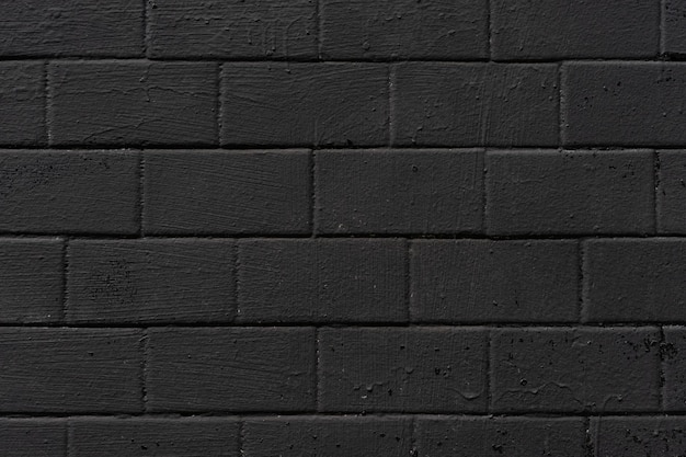 Black brick wall dark background for design