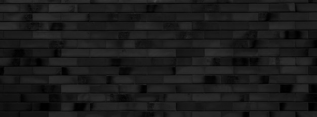 건물의 검은 벽돌 벽