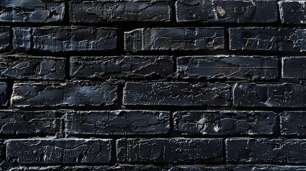 black brick wall pattern for textured background