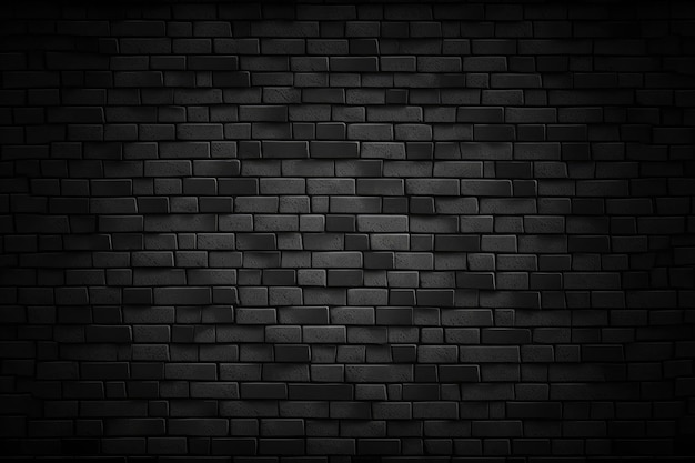 black brick wall texture brick surface for background vintage wallpaper