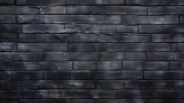 Black Brick Wall Texture