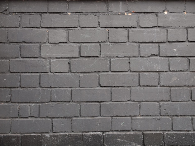 Black bricks wall