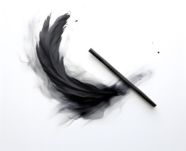 Photo black brush stroke set brush stroke black sumi black brush strokes ink brush