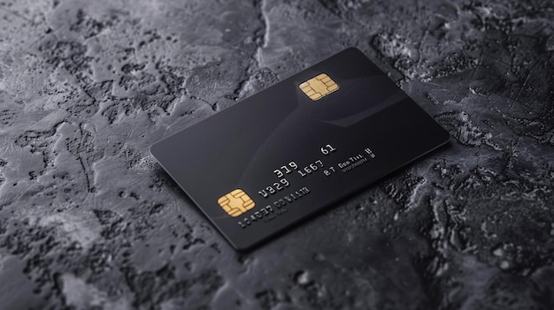 black business card mockup front and back design on a dark background ideal for design