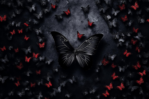 Black butterfly 4k hd phone wallpaper