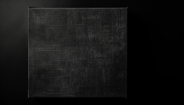 Black canvas and black board Generative Ai